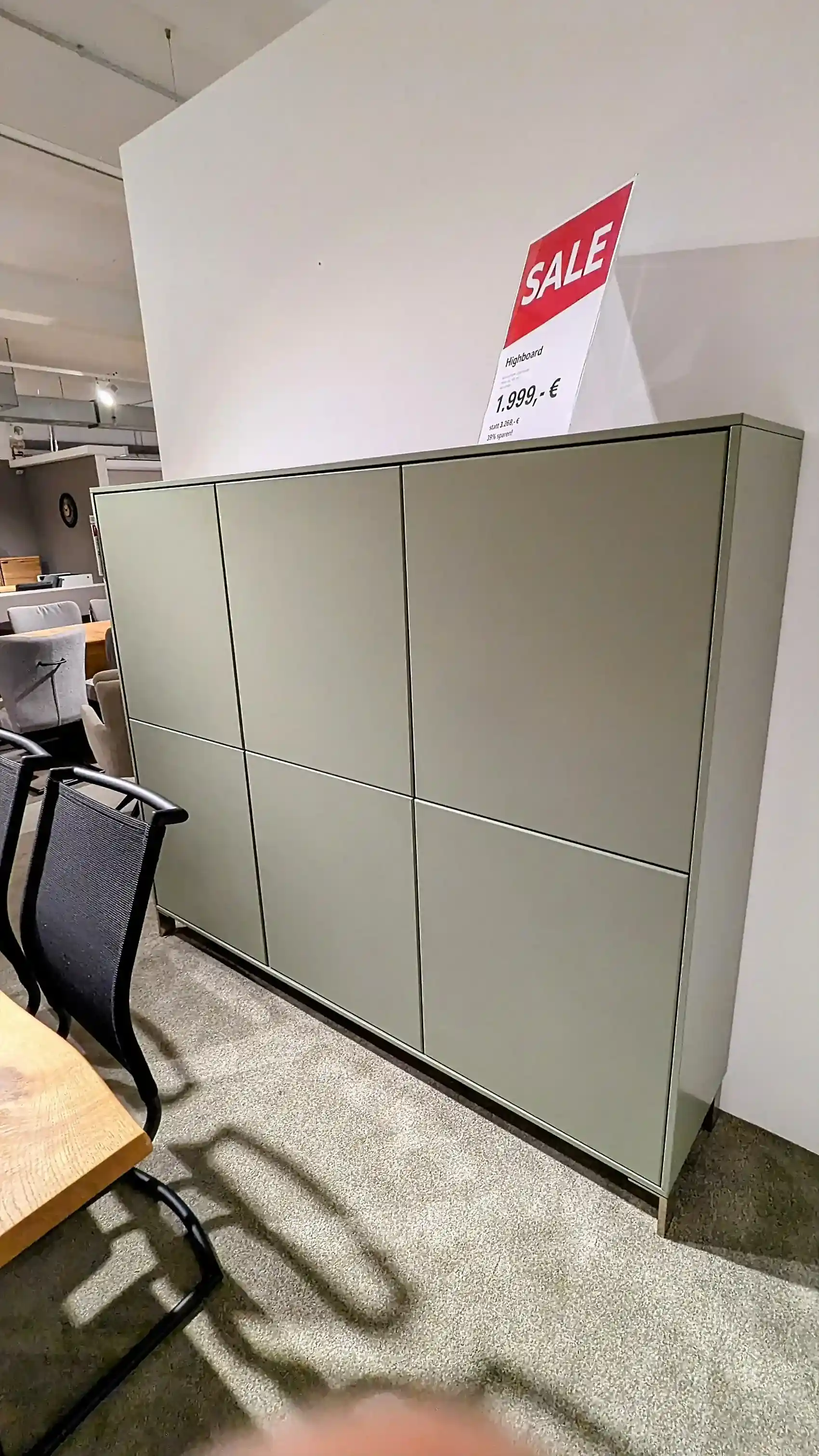 Highboard mit 6 Türen