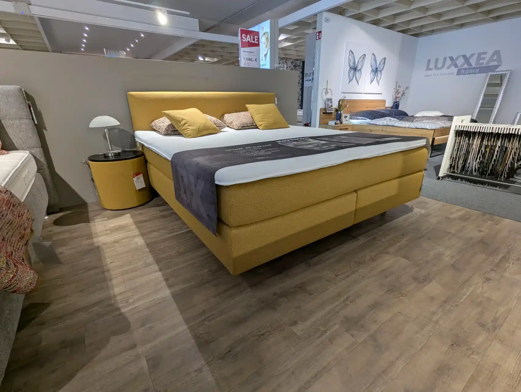 Boxspringbett mit Kaltschaum-Topper