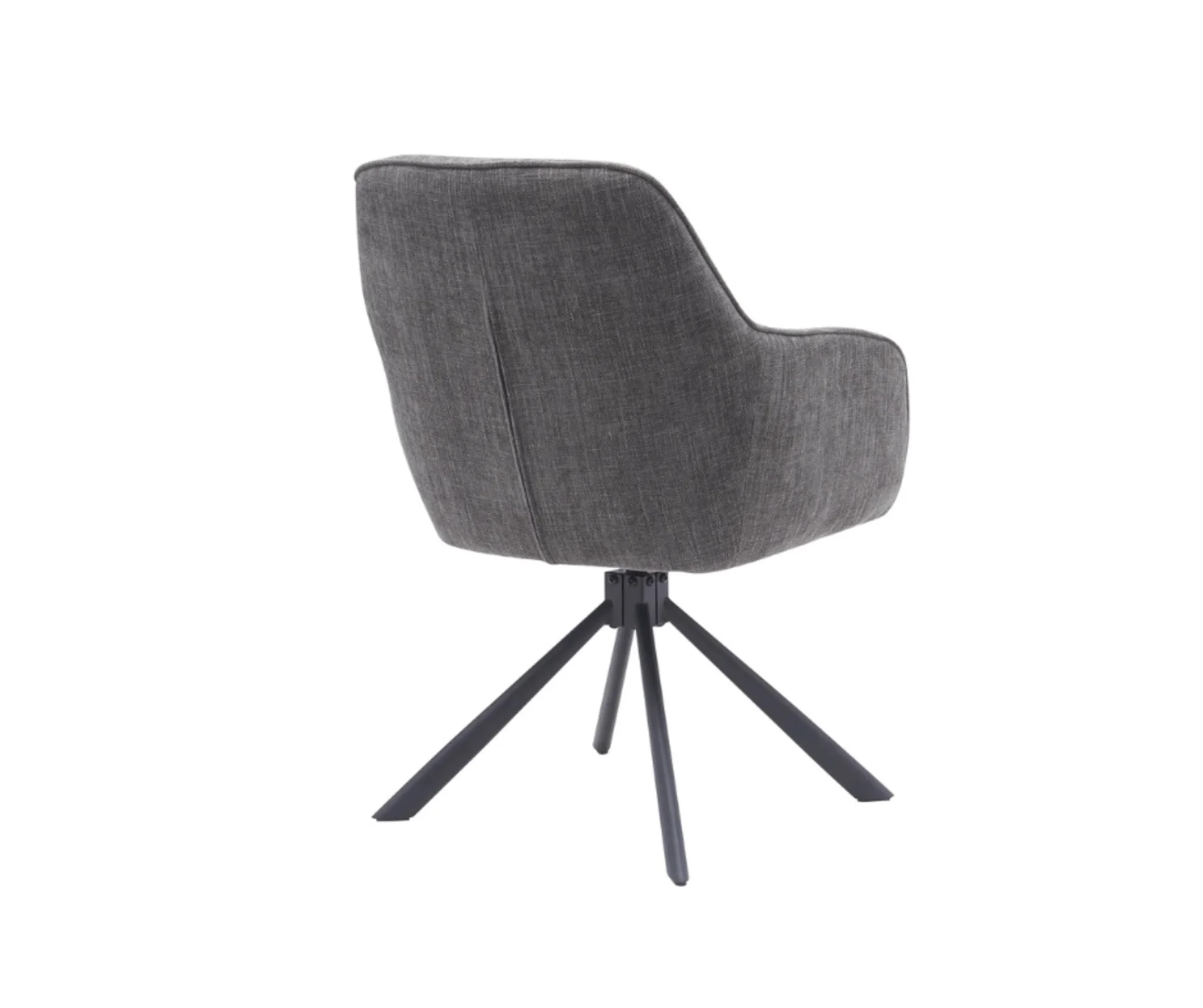 Stuhl von einer Seitlich Hinteren Position um die Rückenlehne von hinten sehen zu können