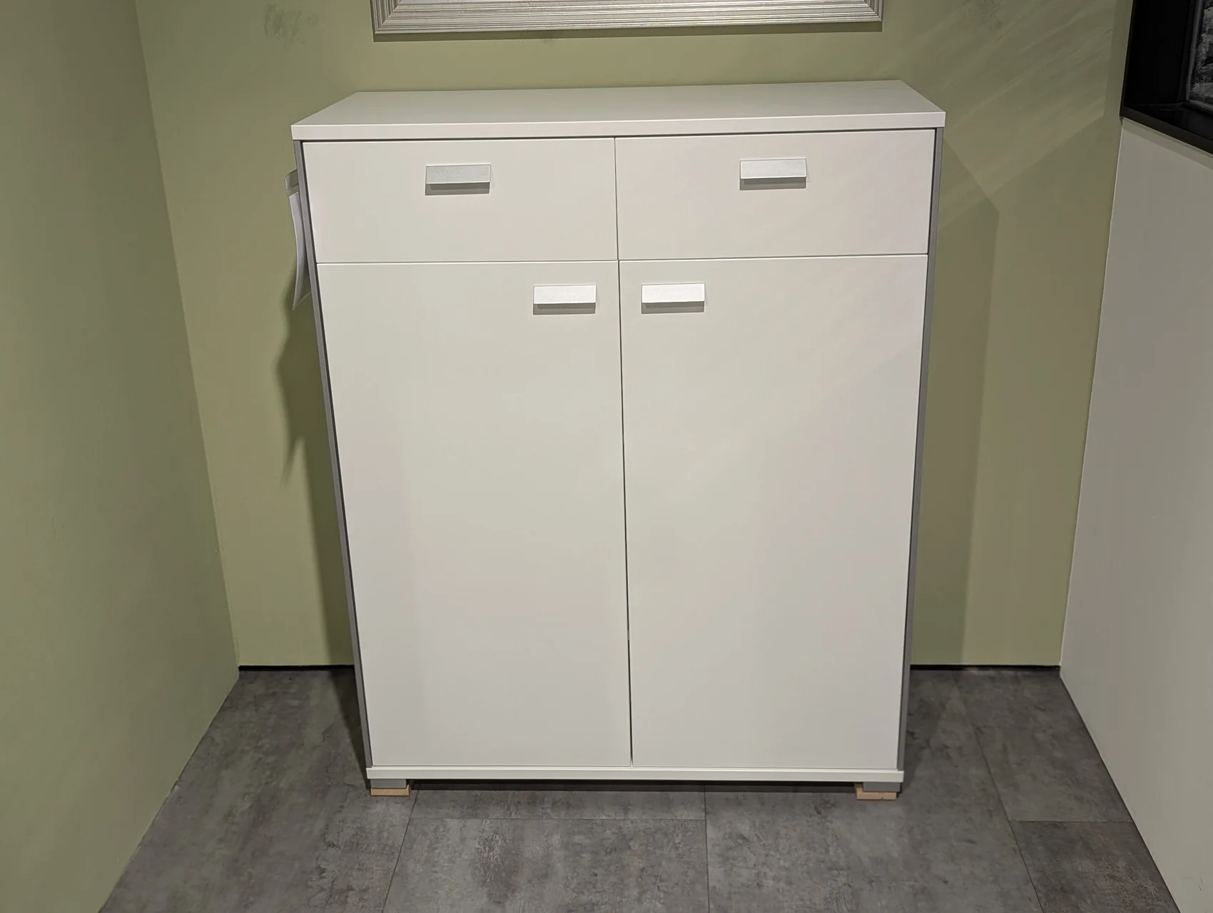 Modernes Stauraummöbel Kommode weiß für Wohnzimmer